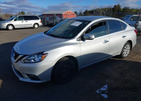 2017 Nissan Sentra S из США, поврежденный, VIN 3N1AB7AP3HY390048